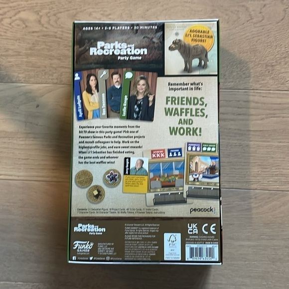 Parks and Recreation Party Game Sealed New Funko Games Peacock TV Show Office - Picture 3 of 6